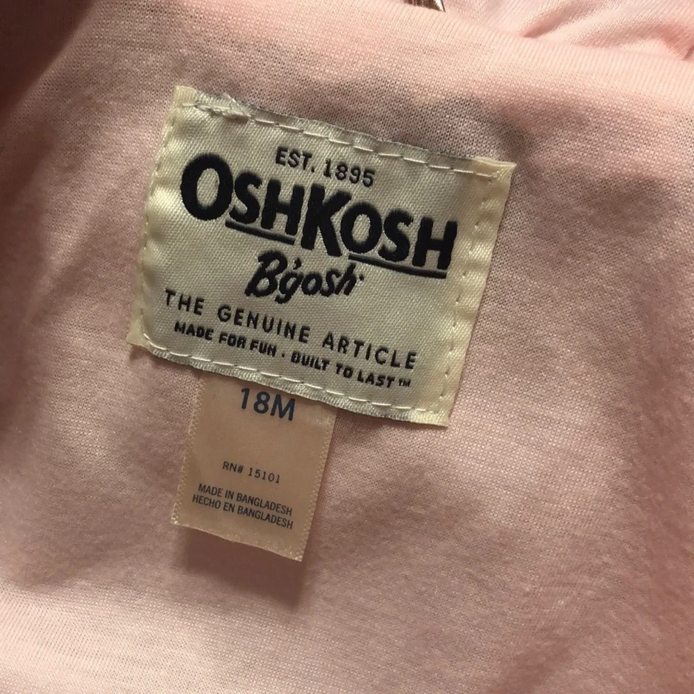 🐳Oshkosh Bgosh NWT size18M Rain Jacket ☔️